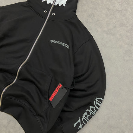 PLEASURES ZERO X BALACLAVA ZIP HOODIE
