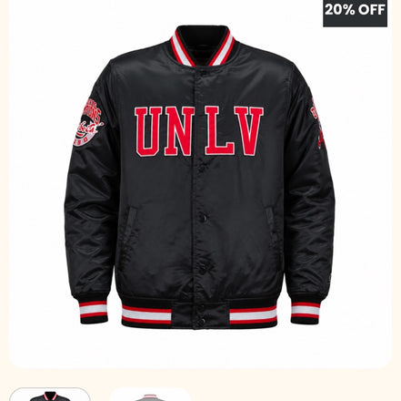 UNLV Black Varsity Jacket