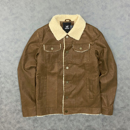 X RAY BOYS FAUX SUEDE RANGER JACKET