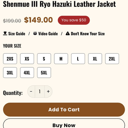 Shenmue III Ryo Hazuki Leather Jacket