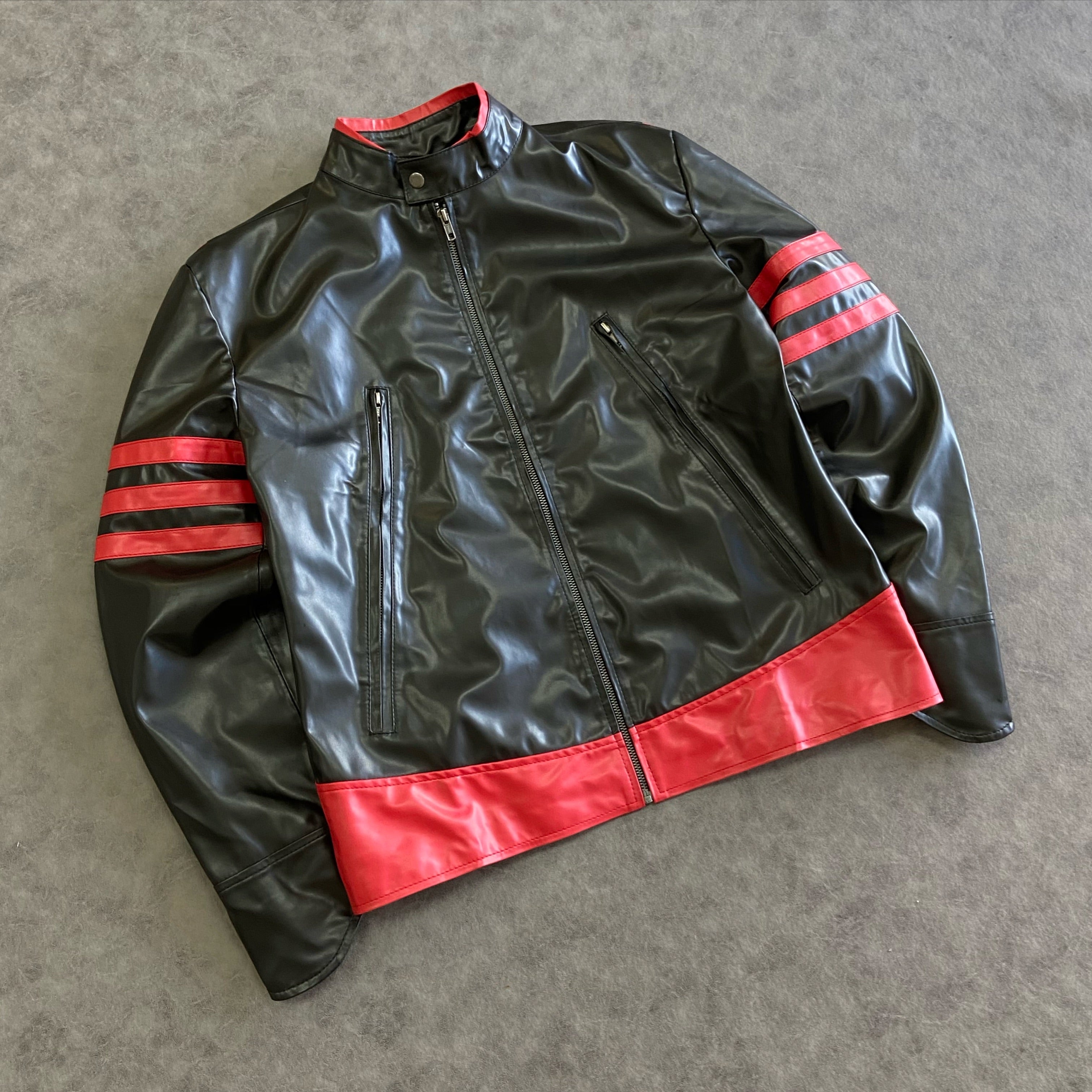 Wolf Verine Logan PU Faux Biker Jacket