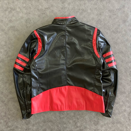 Wolf Verine Logan PU Faux Biker Jacket