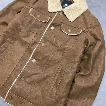 X RAY BOYS FAUX SUEDE RANGER JACKET