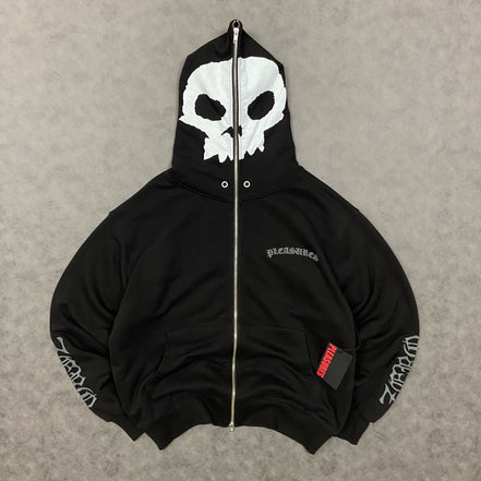 PLEASURES ZERO X BALACLAVA ZIP HOODIE