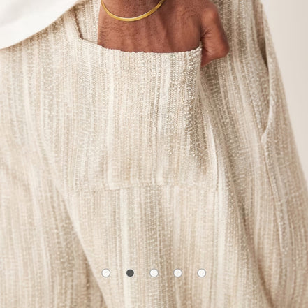 Joggers de tejido texturizado de ASOS DESIGN