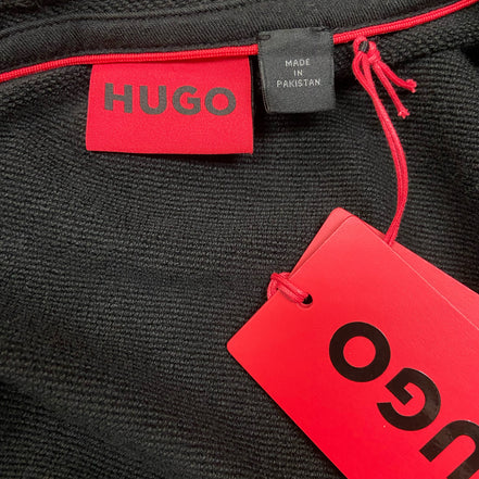 COTTON-TERRY ZIP-UP HOODIE WITH LOGO LABEL