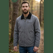 Wrangler Canvas Corduroy Collar Jacket