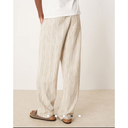 Joggers de tejido texturizado de ASOS DESIGN
