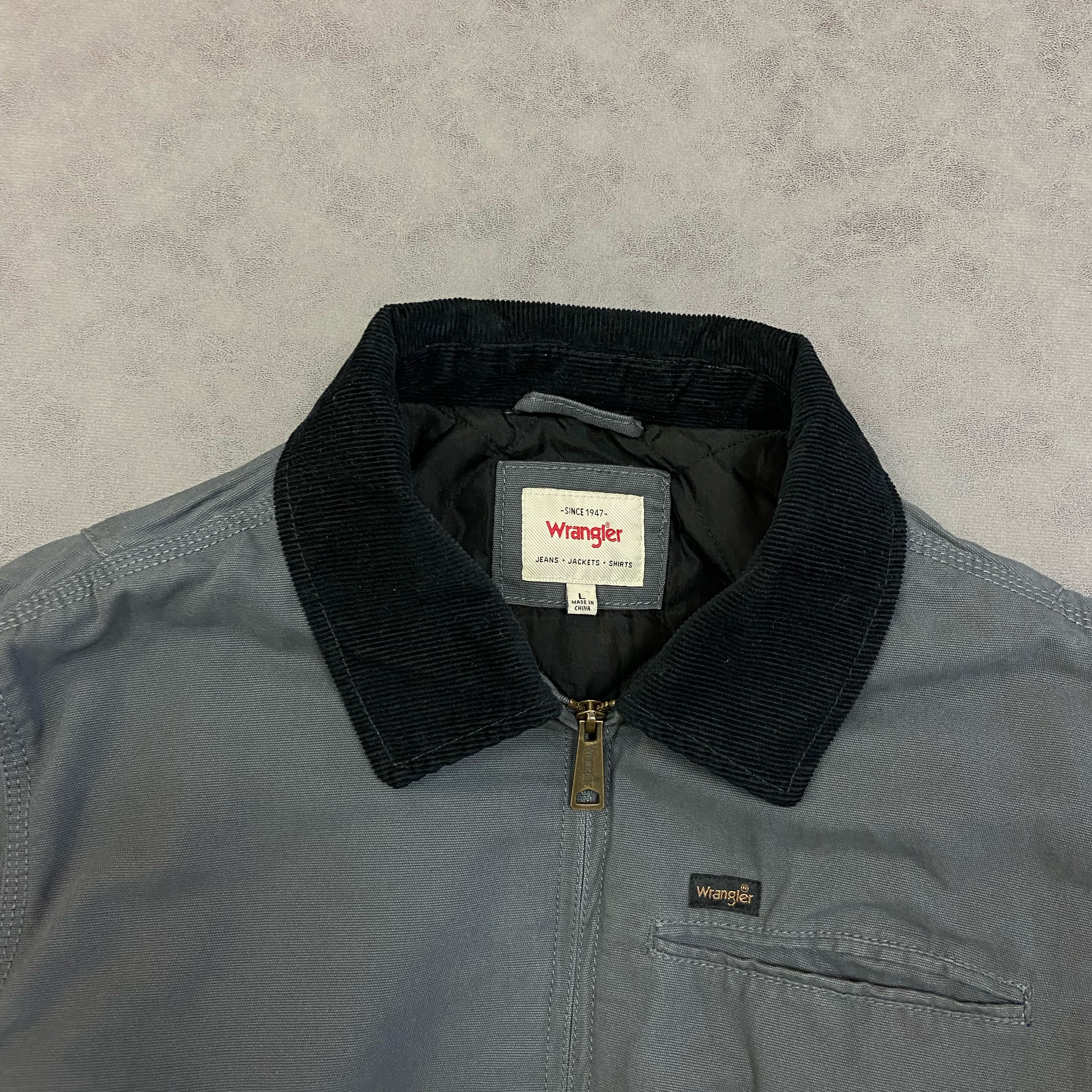 Wrangler Canvas Corduroy Collar Jacket