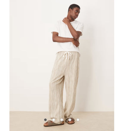 Joggers de tejido texturizado de ASOS DESIGN