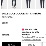 DRUIDS LUXE GOLF JOGGERS - CARBÓN Pants