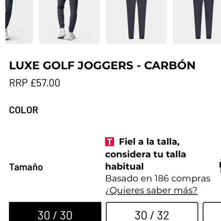 DRUIDS LUXE GOLF JOGGERS - CARBÓN Pants