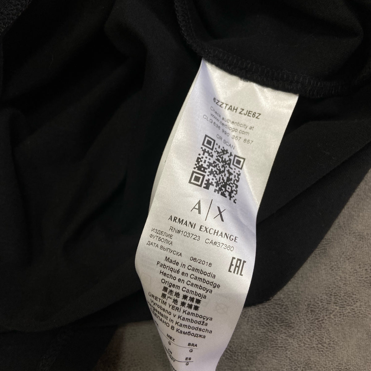 Armani Exchange Cotton Jersey Ax T-Shirt