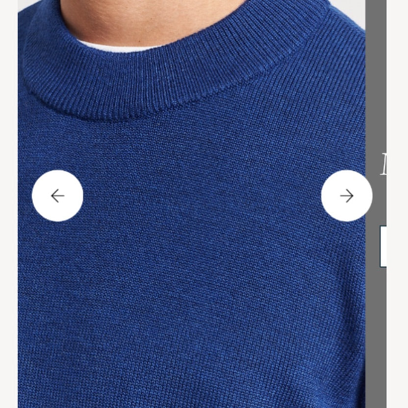 Moon Merino Blue Navy Sweater