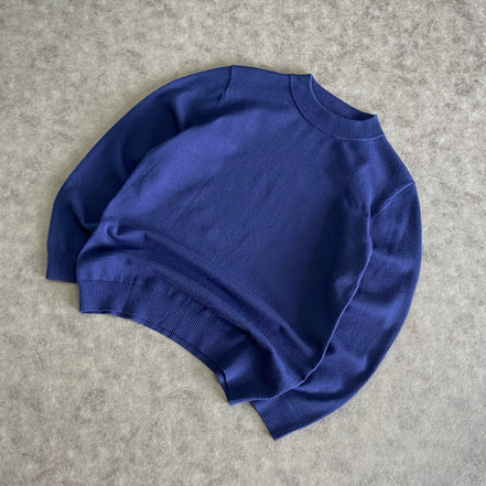 Moon Merino Blue Navy Sweater