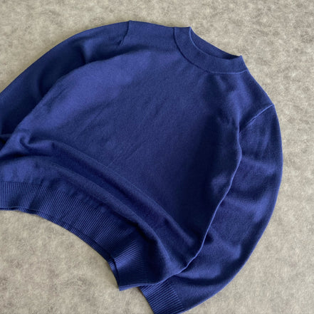 Moon Merino Blue Navy Sweater