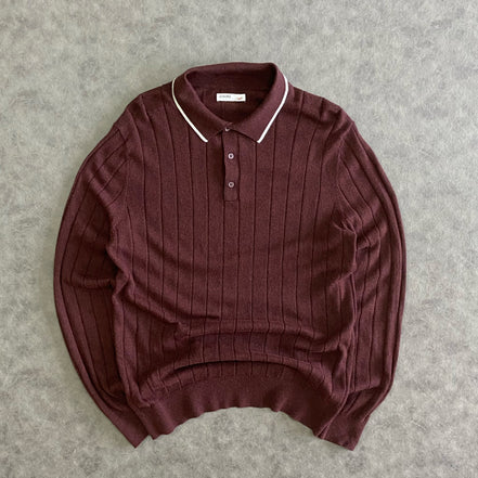 Sonoma Goods For Life® Long Sleeve Sweater Polo