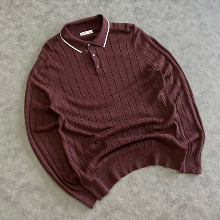 Sonoma Goods For Life® Long Sleeve Sweater Polo