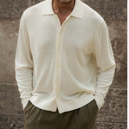 Reserved The Linen Blend Knit Shirt