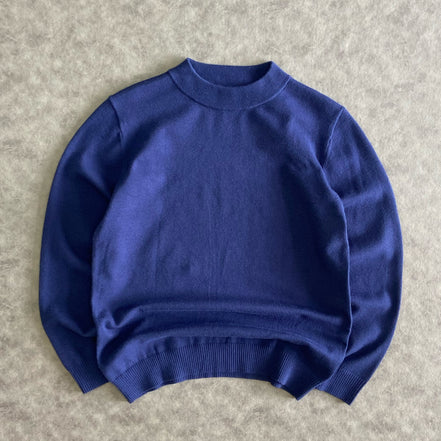 Moon Merino Blue Navy Sweater