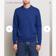 Moon Merino Blue Navy Sweater