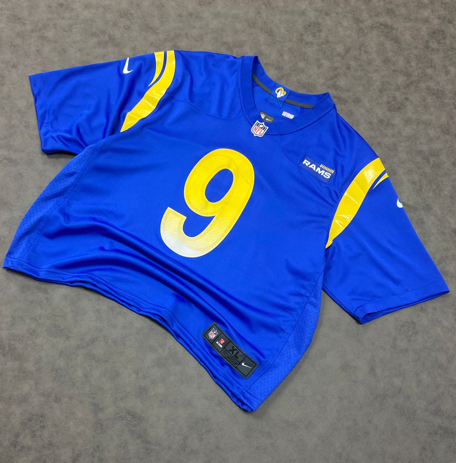 Nike NFL Matthew Stafford Los Angeles Rams Boxy Fit Jersey