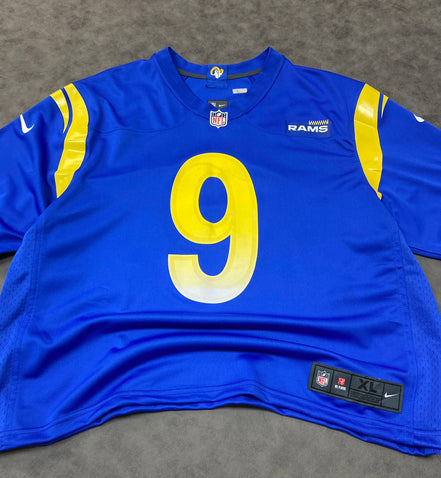 Nike NFL Matthew Stafford Los Angeles Rams Boxy Fit Jersey