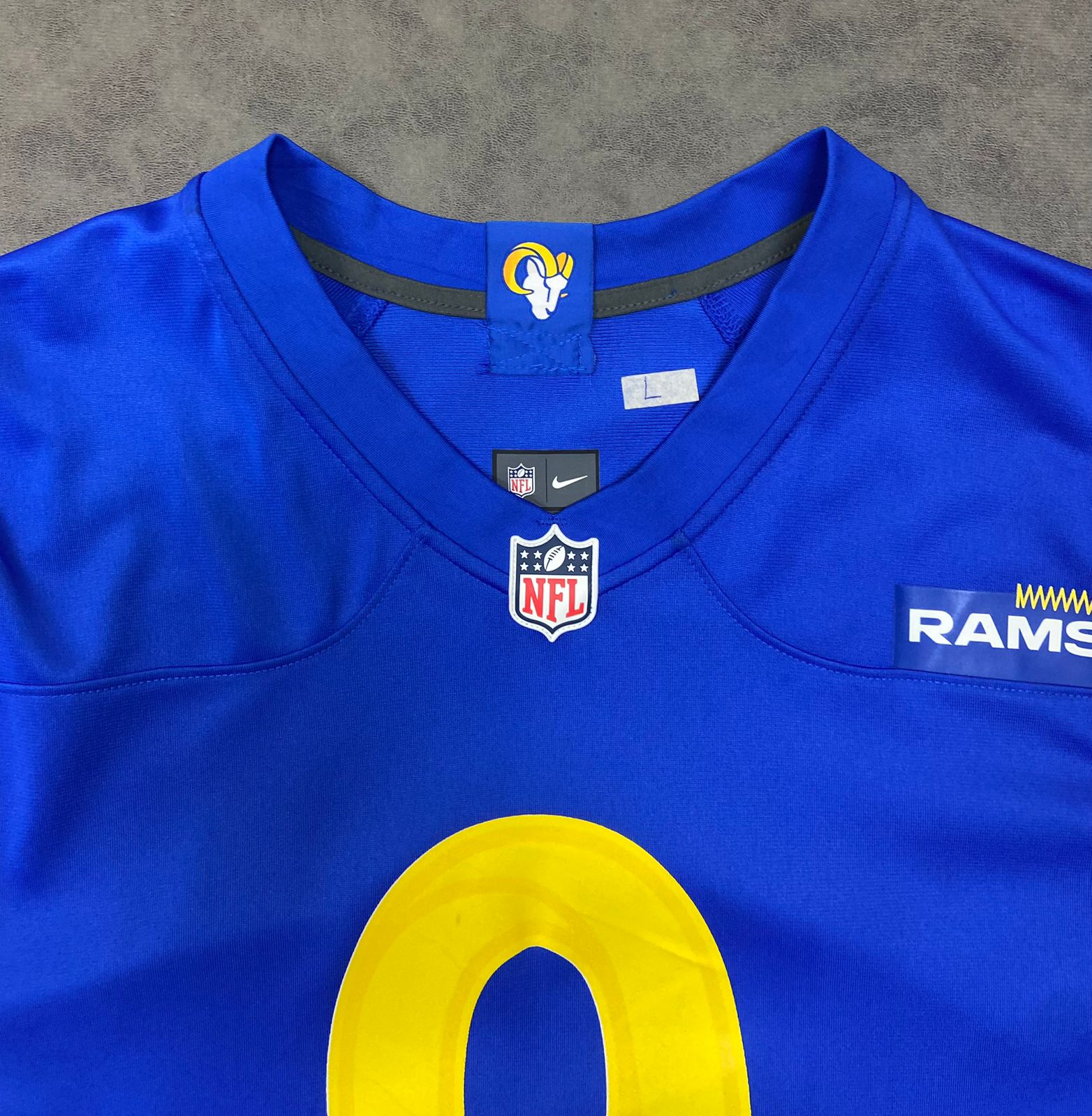 Nike NFL Matthew Stafford Los Angeles Rams Boxy Fit Jersey