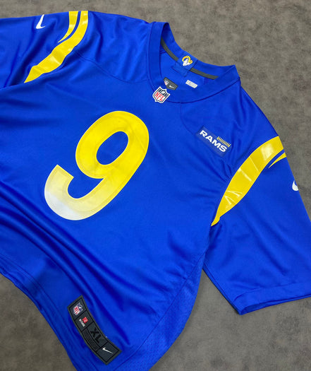 Nike NFL Matthew Stafford Los Angeles Rams Boxy Fit Jersey