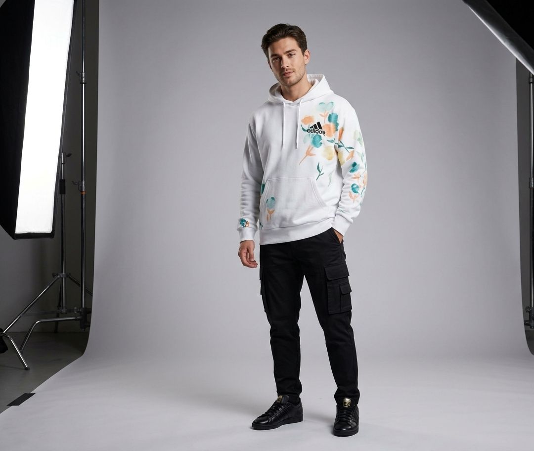 Adidas Floral Graphic Hoodie
