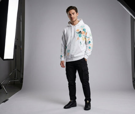 Adidas Floral Graphic Hoodie