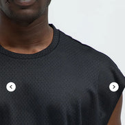 Boxy Sleeveless Muscle T-shirt