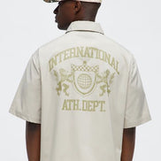 Copped Athletic Dep. Short Sleeve Button Shirt