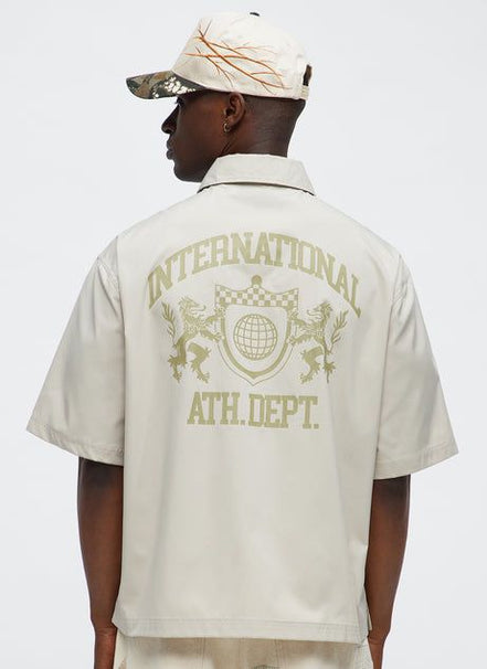 Copped Athletic Dep. Short Sleeve Button Shirt