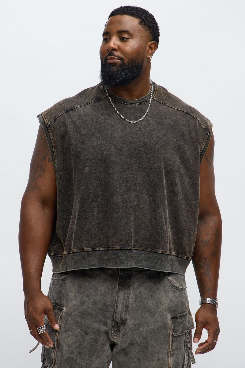 Top Boxy washed Up T-shirt