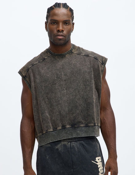 Top Boxy washed Up T-shirt