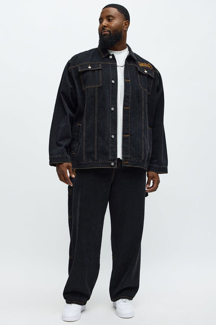 South Pole Contrast Trucker Denim Jacket