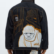 South Pole Contrast Trucker Denim Jacket