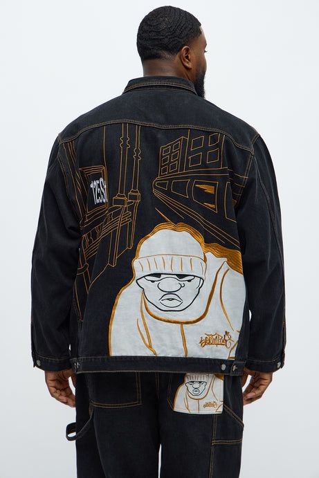 South Pole Contrast Trucker Denim Jacket