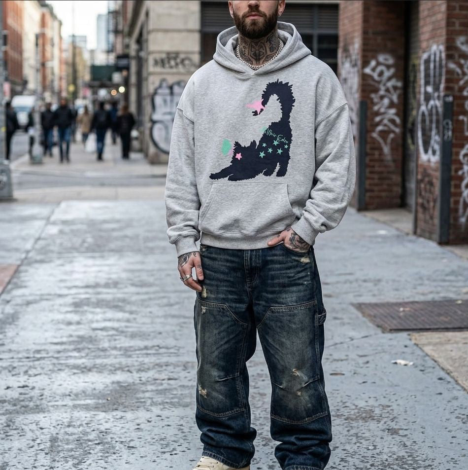 Aelfric Eden KITTEN Graphic PullOver Hoodie