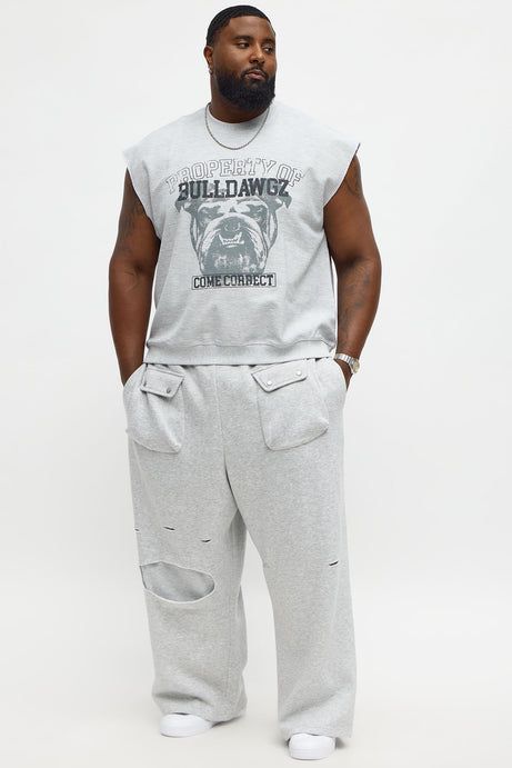 Sports Come Correct Reverse Fleece Tank Top