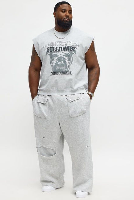 Sports Come Correct Reverse Fleece Tank Top