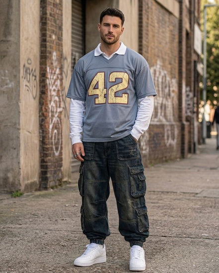 42 Light Blue NFL Jersey