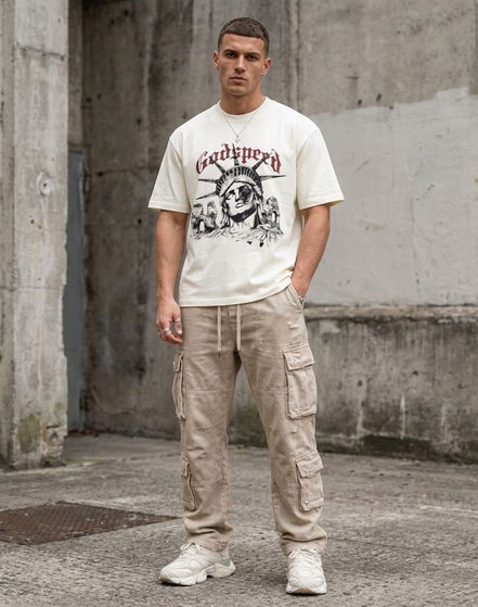 Simple Peaple God Speed Heavy Weight T-Shirt