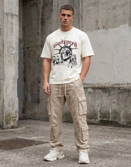 Simple Peaple God Speed Heavy Weight T-Shirt