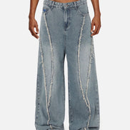 Aelfric Eden Baggy Fringe Jeans
