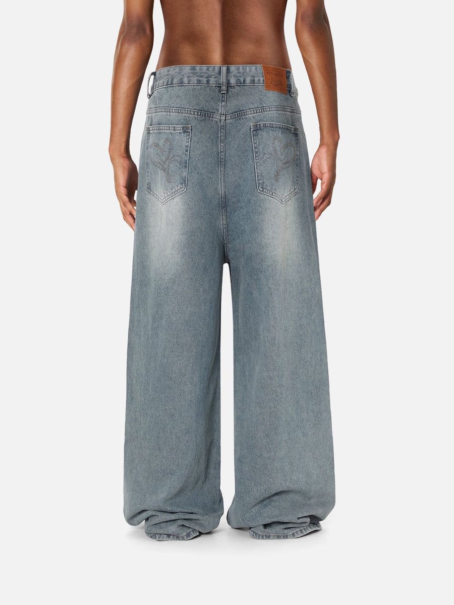 Aelfric Eden Baggy Fringe Jeans