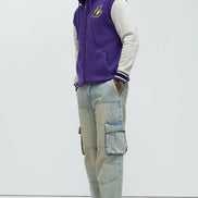 Ultra Game Lakers The Rim Zip Up Hoodie