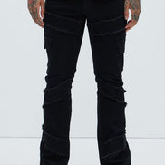 Simi Fray Stacked Flare Jeans