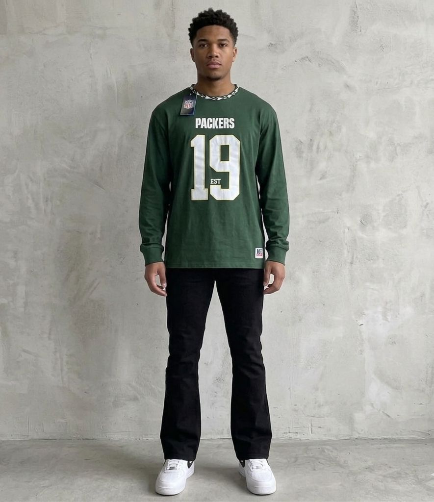 NFL x STAPLE HUNTER GREEN PACKERS  Long Sleeve T-Shirt